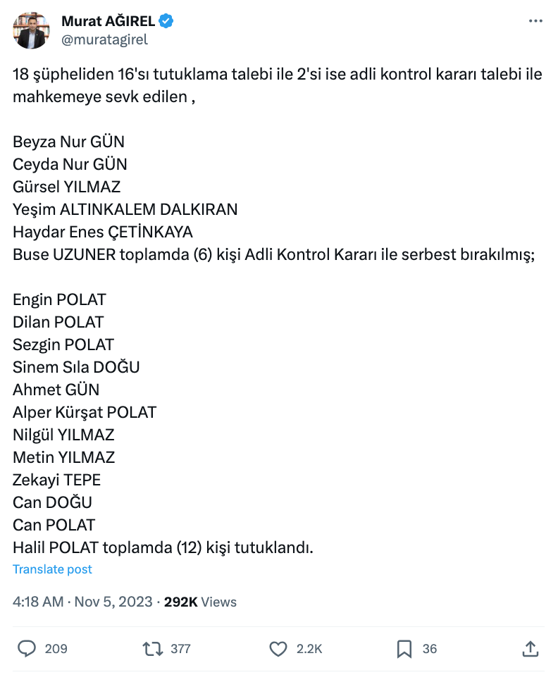 dilan polat ve engin polat tutuklandi